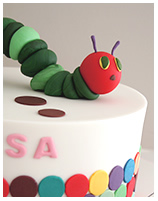 Hungry Caterpillar Kids Birthday cake